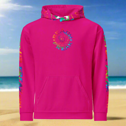 TIE-DYE BEACH FREAK© TRADITIONAL PULLOVER HOODIE