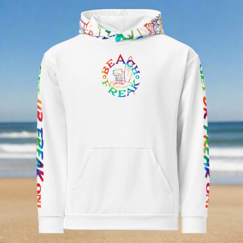 TIE-DYE BEACH FREAK© TRADITIONAL PULLOVER HOODIE