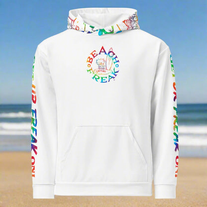 TIE-DYE BEACH FREAK© TRADITIONAL PULLOVER HOODIE