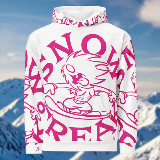 PINK SNOW FREAK© SPLASH'D© Hoodie