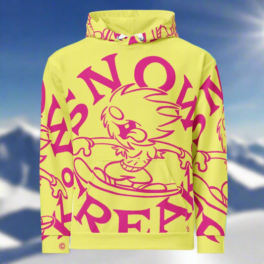 PINK SNOW FREAK© SPLASH'D© Hoodie