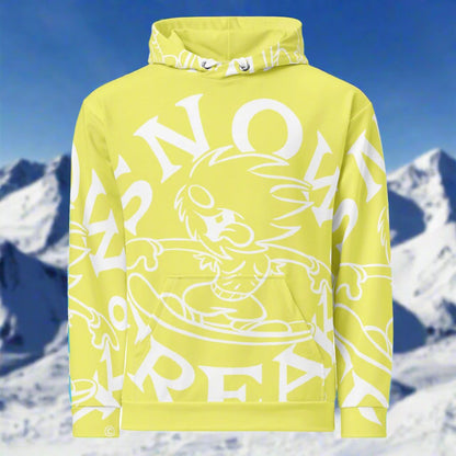 WHITE SNOW FREAK© SPLASH'D© Hoodie