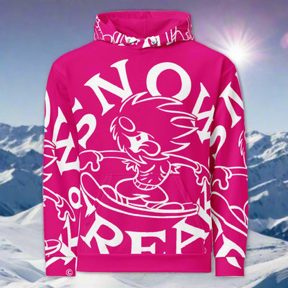 WHITE SNOW FREAK© SPLASH'D© Hoodie