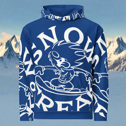 WHITE SNOW FREAK© SPLASH'D© Hoodie