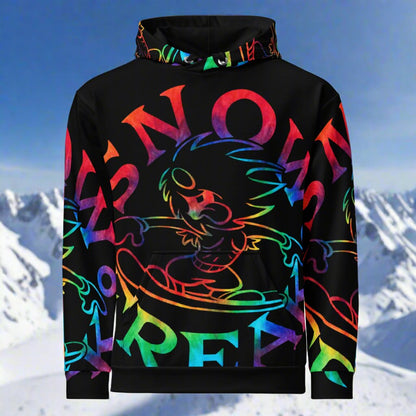 TIE-DYE SNOW FREAK© SPLASH'D© Hoodie