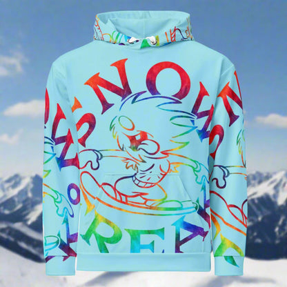 TIE-DYE SNOW FREAK© SPLASH'D© Hoodie