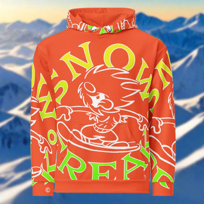 LIME & YELLOW SNOW FREAK© SPLASH'D© Hoodie