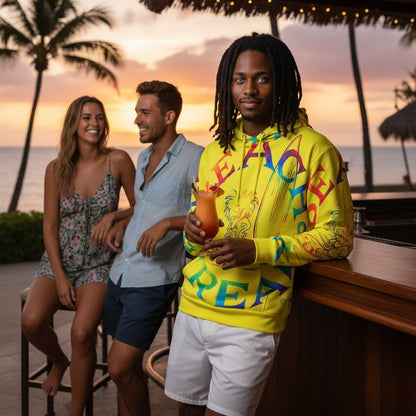 TIE-DYE BEACH FREAK SPLASH'D© Hoodie