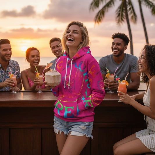 TIE-DYE BEACH FREAK SPLASH'D© Hoodie