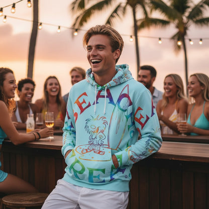 TIE-DYE BEACH FREAK SPLASH'D© Hoodie