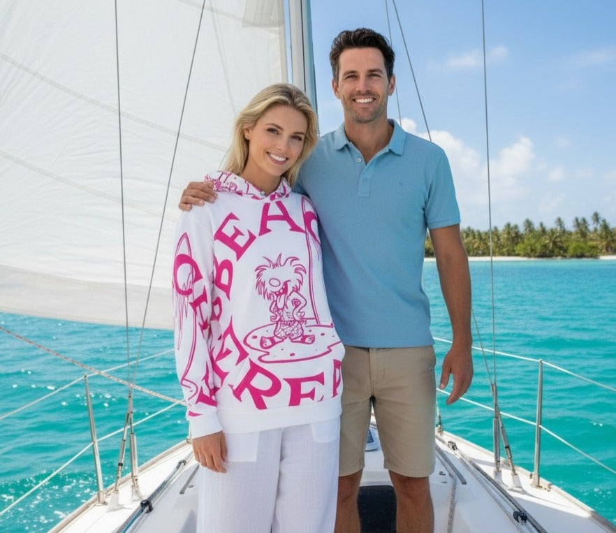 PINK BEACH FREAK SPLASH'D© Hoodie