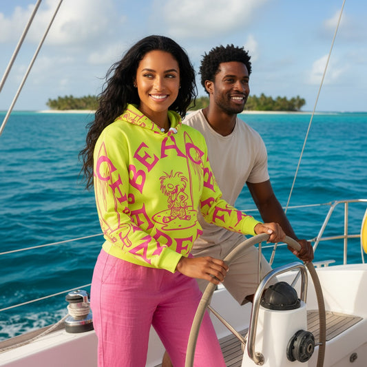 PINK BEACH FREAK SPLASH'D© Hoodie