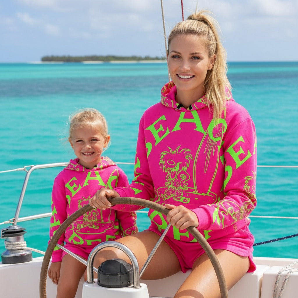 LIME BEACH FREAK SPLASH'D© Hoodie