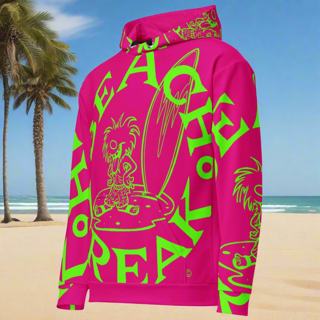 LIME BEACH FREAK© SPLASH'D© Hoodie