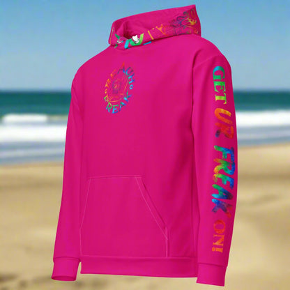 TIE-DYE BEACH FREAK© TRADITIONAL PULLOVER HOODIE