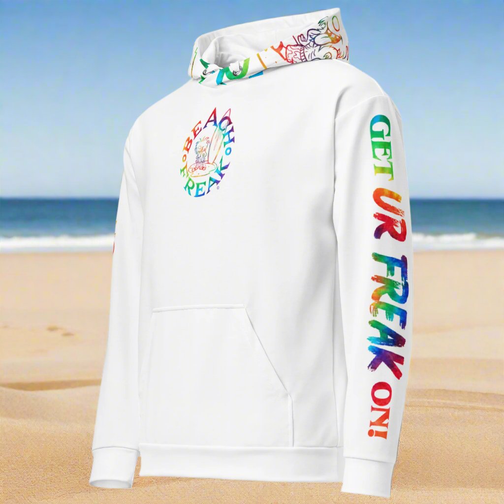 TIE-DYE BEACH FREAK© TRADITIONAL PULLOVER HOODIE