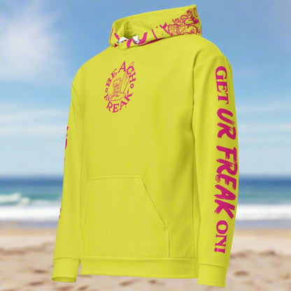 PINK BEACH FREAK© TRADITIONAL PULLOVER HOODIE