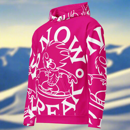 WHITE SNOW FREAK© SPLASH'D© Hoodie