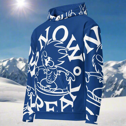 WHITE SNOW FREAK© SPLASH'D© Hoodie