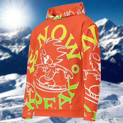 LIME & YELLOW SNOW FREAK© SPLASH'D© Hoodie