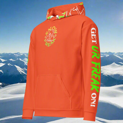LIME & YELLOW SNOW FREAK© TRADITIONAL HOODIE