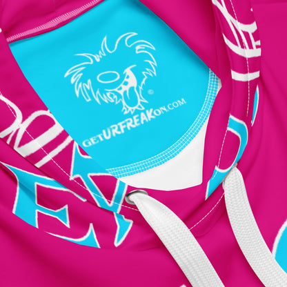 NEON BLUE SNOW FREAK© SPLASH'D© Hoodie