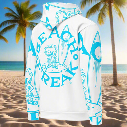 NEON BLUE BEACH FREAK© SPLASH'D© Hoodie