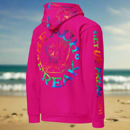 TIE-DYE BEACH FREAK© TRADITIONAL PULLOVER HOODIE
