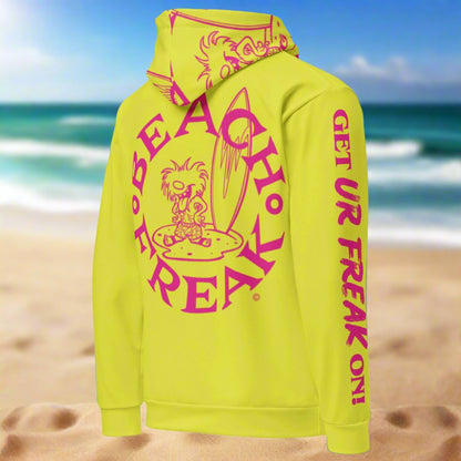 PINK BEACH FREAK© TRADITIONAL PULLOVER HOODIE