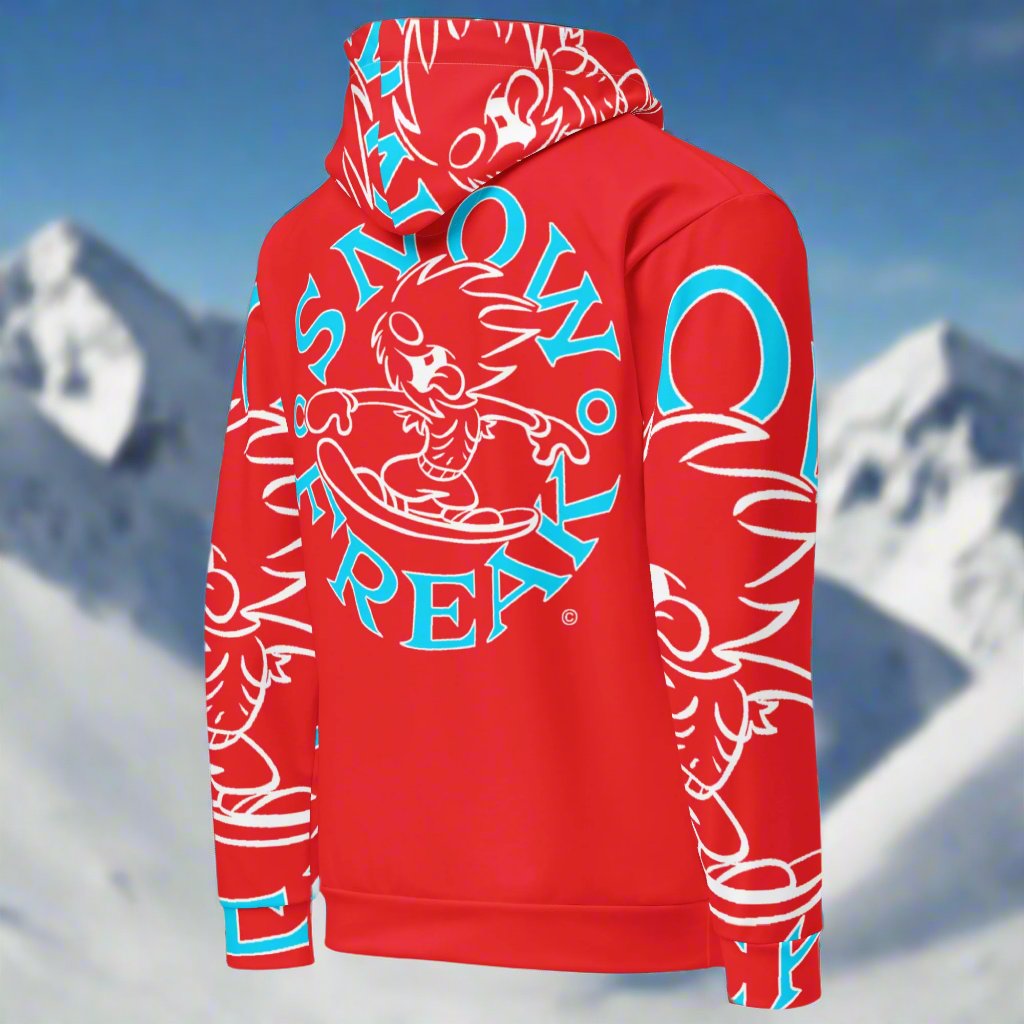 NEON BLUE SNOW FREAK© SPLASH'D© Hoodie