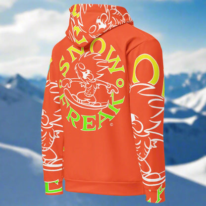 LIME & YELLOW SNOW FREAK© SPLASH'D© Hoodie