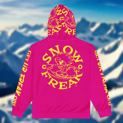 YELLOW SNOW FREAK© TRADITIONAL ZIP-UP HOODIE