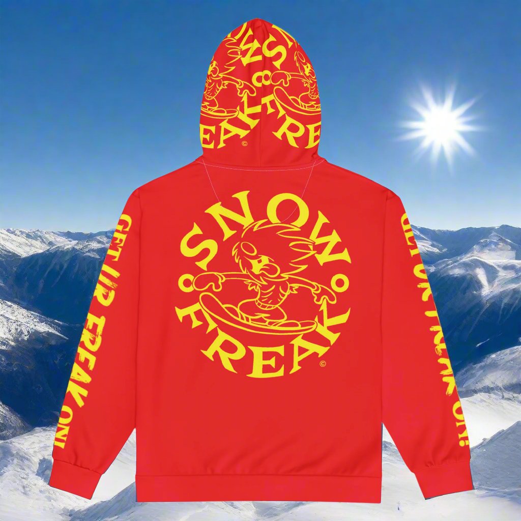 YELLOW SNOW FREAK© TRADITIONAL ZIP-UP HOODIE