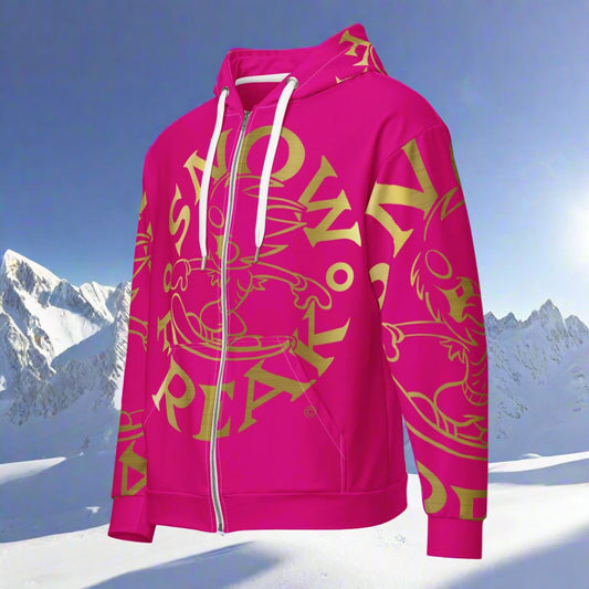 GOLD SNOW FREAK© SPLASH'D© ZIP-UP HOODIE