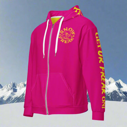 YELLOW SNOW FREAK© TRADITIONAL ZIP-UP HOODIE
