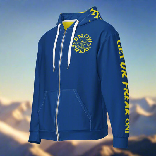 YELLOW SNOW FREAK© TRADITIONAL ZIP-UP HOODIE