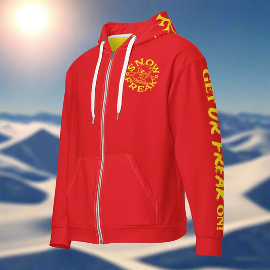 YELLOW SNOW FREAK© TRADITIONAL ZIP-UP HOODIE