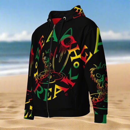 'THE ISLANDER' BEACH FREAK© SPLASH'D© ZIP-UP HOODIE