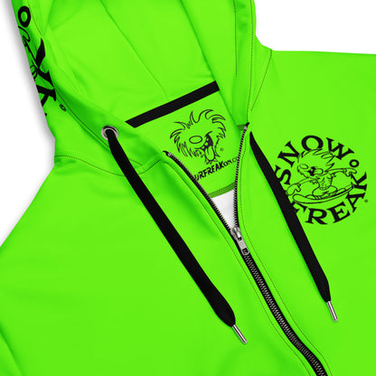 BLACK SNOW FREAK© TRADITIONAL ZIP-UP HOODIE