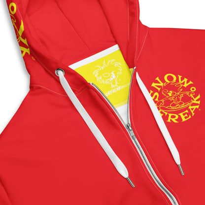 YELLOW SNOW FREAK© TRADITIONAL ZIP-UP HOODIE