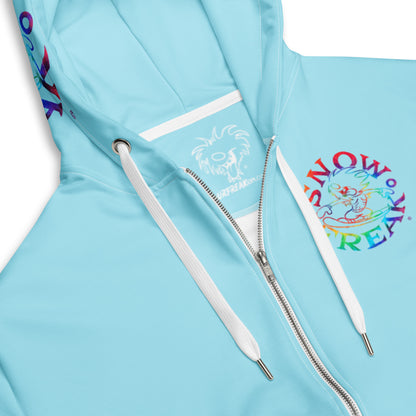 TIE-DYE SNOW FREAK© TRADITIONAL ZIP-UP HOODIE