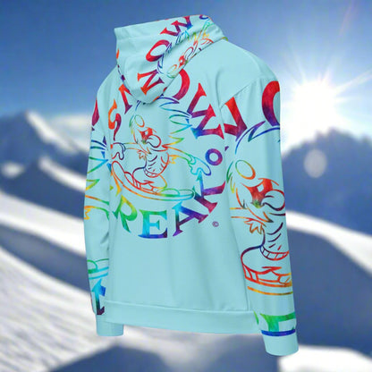 TIE-DYE SNOW FREAK© SPLASH'D© ZIP-UP HOODIE