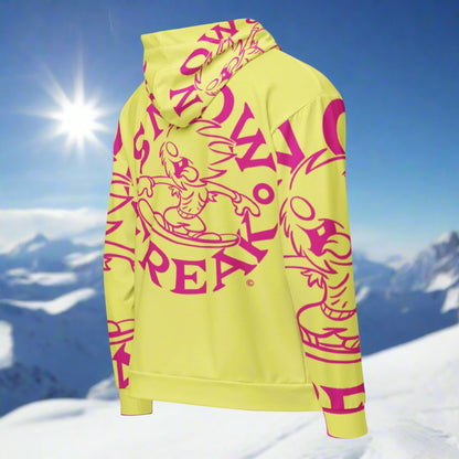 PINK SNOW FREAK© SPLASH'D© ZIP-UP HOODIE