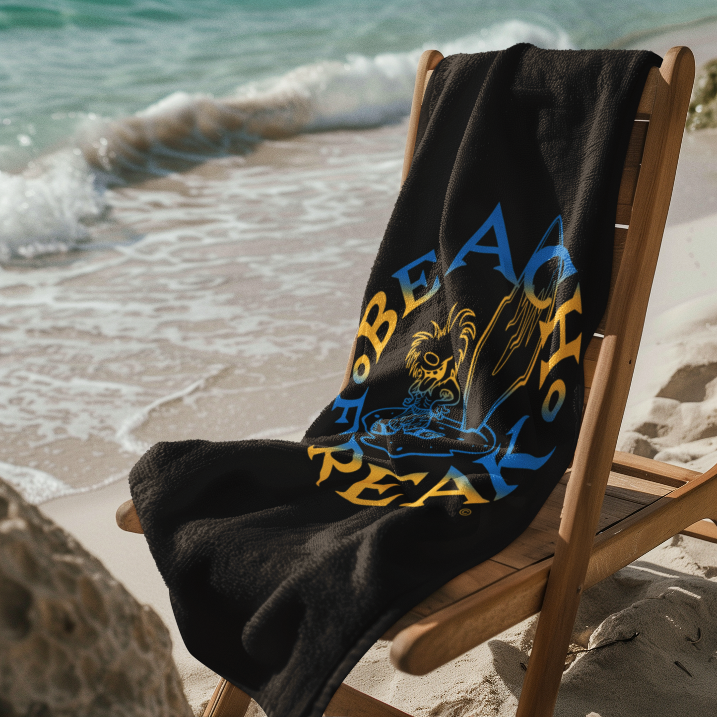 L.A.C BEACH FREAK© Mink-Cotton Towel