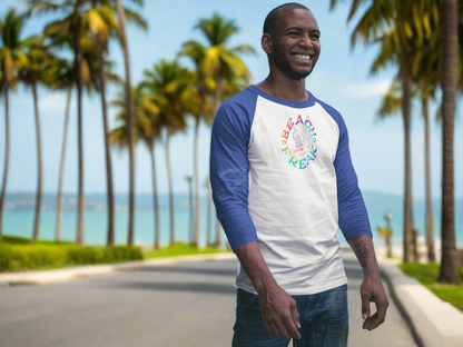 TIE-DYE BEACH FREAK© Baseball Tee