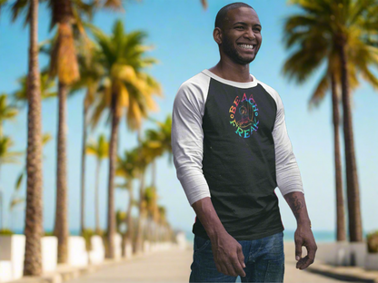 TIE-DYE BEACH FREAK© Baseball Tee
