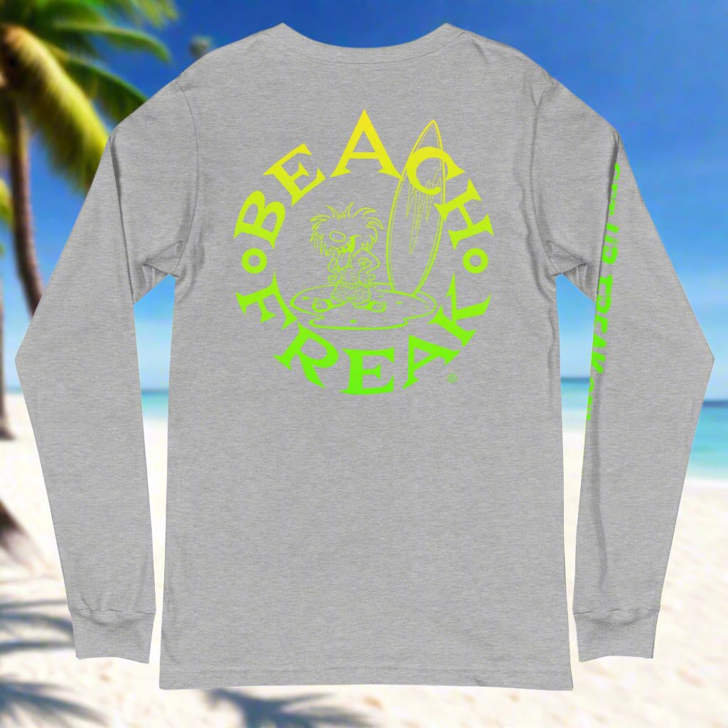 LIME & YELLOW BEACH FREAK© LONG SLEEVE TEE