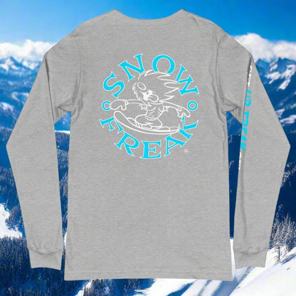 NEON BLUE SNOW FREAK© LONG SLEEVE TEE