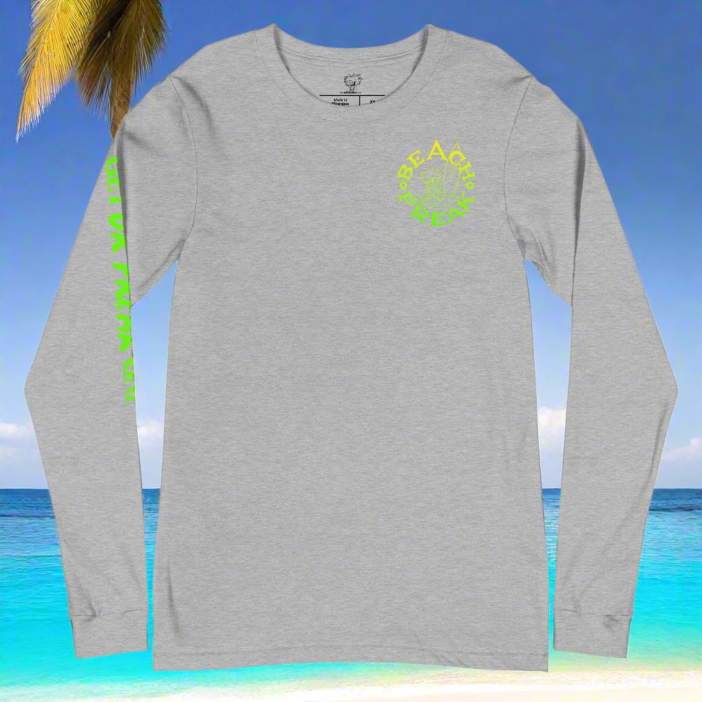 LIME & YELLOW BEACH FREAK© LONG SLEEVE TEE