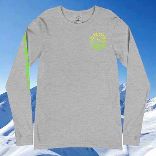 LIME & YELLOW SNOW FREAK© LONG SLEEVE TEE